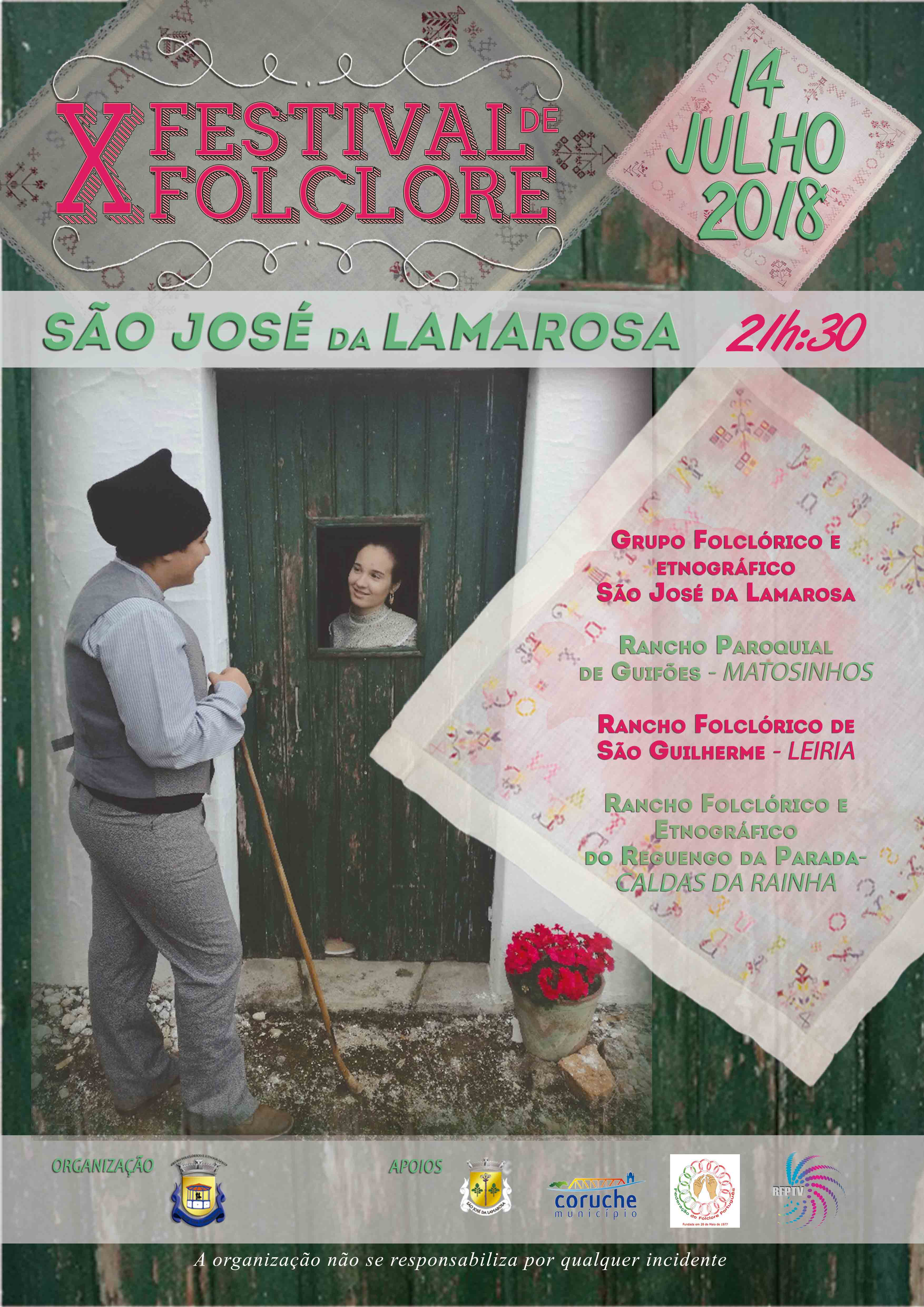 X Festival de Folclore – Grupo Folclórico e Etnográfico de São José da Lamarosa