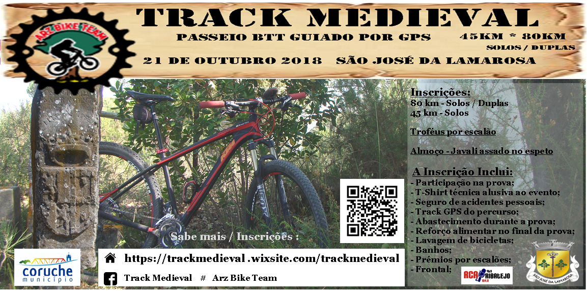 Track Medieval – 21 de outubro de 2018 – ARZ Bike Team