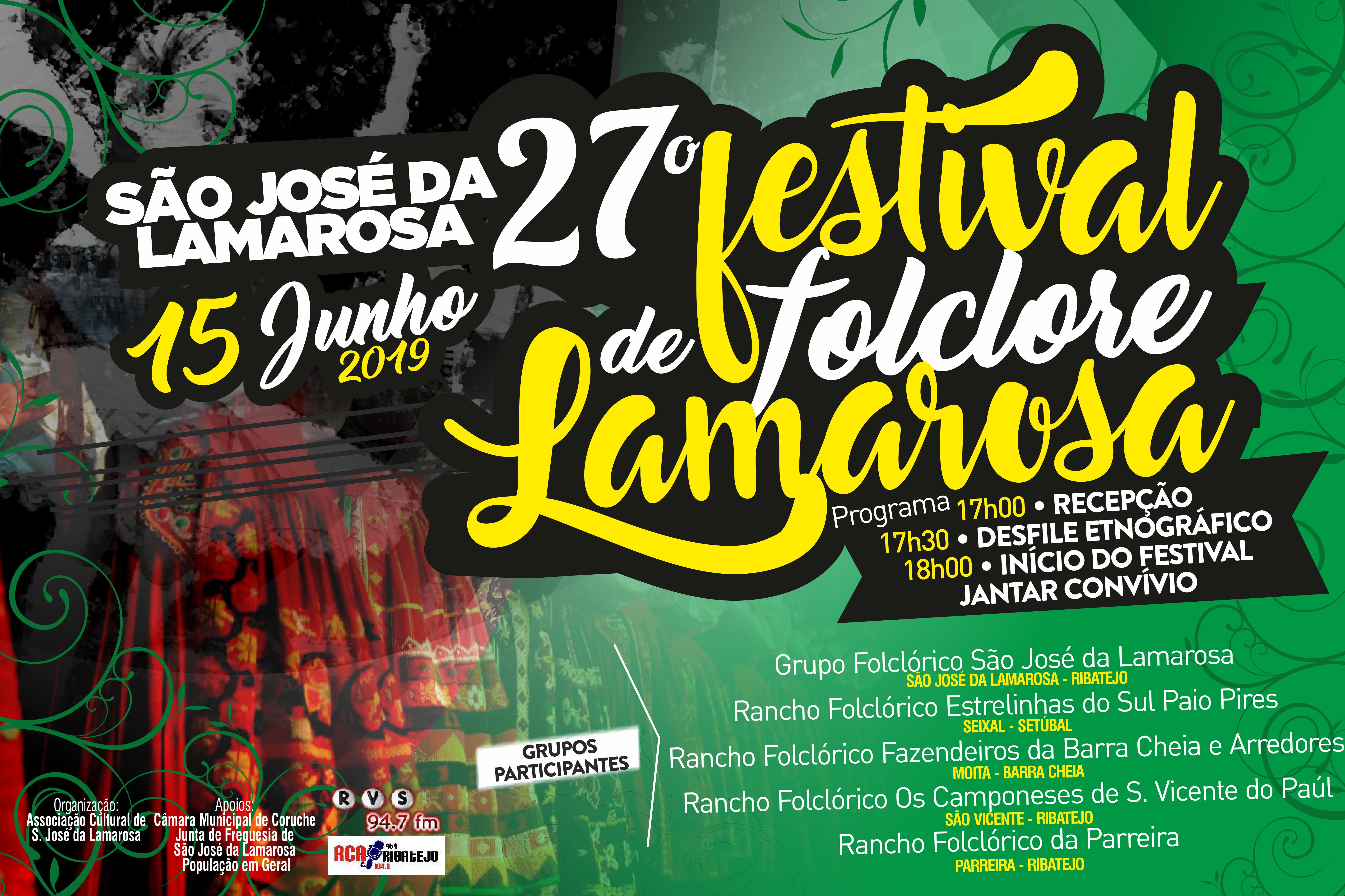 27.º Festival de Folclore do Rancho Folclórico de São José da Lamarosa