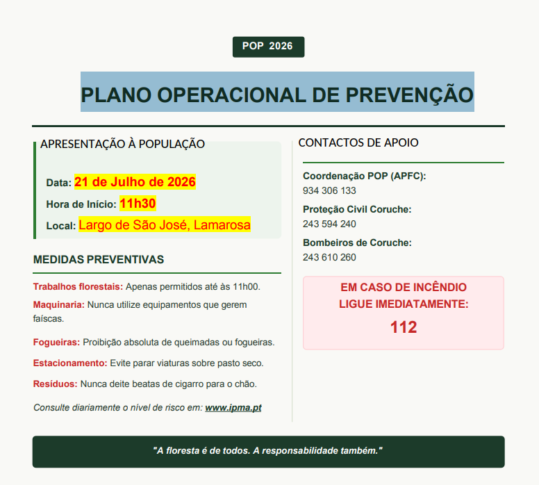 PLANO OPERACIONAL DE PREVENÇÃO 2026